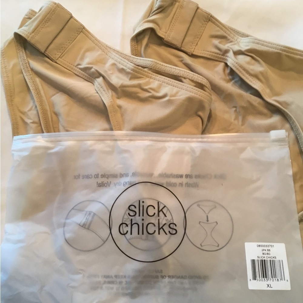 Women's Tan Panties Slick Chicks Size XL